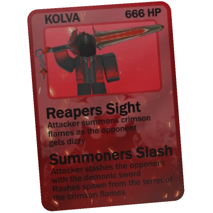 🔥K0LVA's EV1L Trading Card🔥