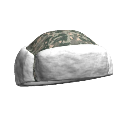 Green Camo Flipped Ushanka