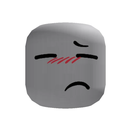 Embarassed Silly Nervous Shy Face (Recolorable)