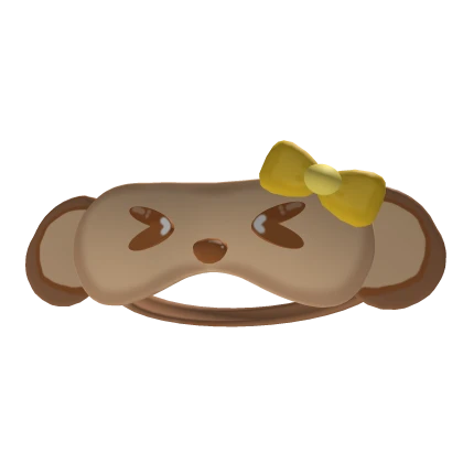 kawaii shy cutesy monkey sleepmask ☆