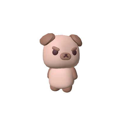 Cute Angry Pug Plushie