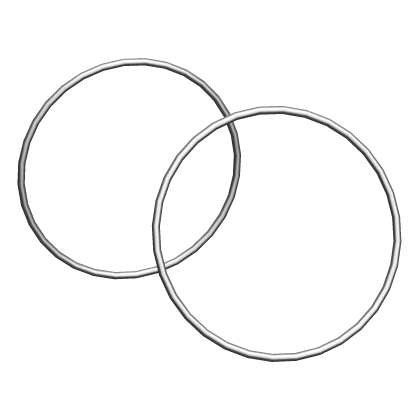 thin silver hoops