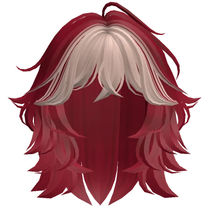 Grunge Fluffy Wolfcut (Blonde and Red)