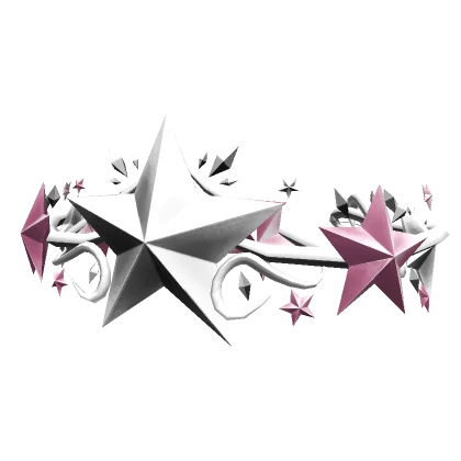 Silver Pink Star Sigil