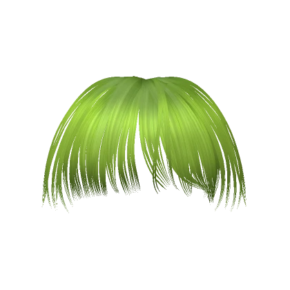 Wispy Bangs in Green