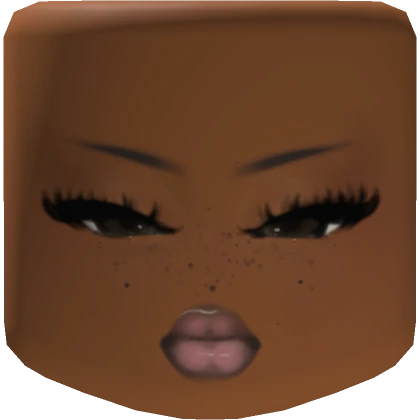 Mink Doll Makeup Face Mask Brown Skin Tone