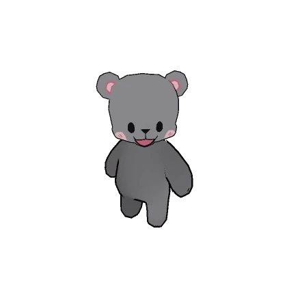 Mini Teddy Bear (Recolorable)