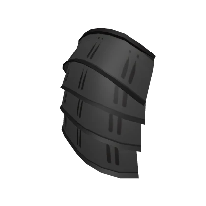 Right Grey Oni Samurai Pauldrons