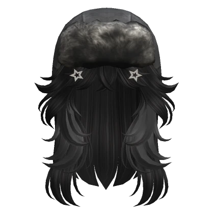 Wolfcut w/ Ushanka in Black