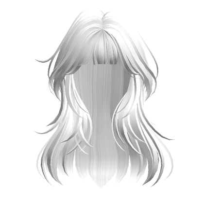 Soft Layered Hair(White)