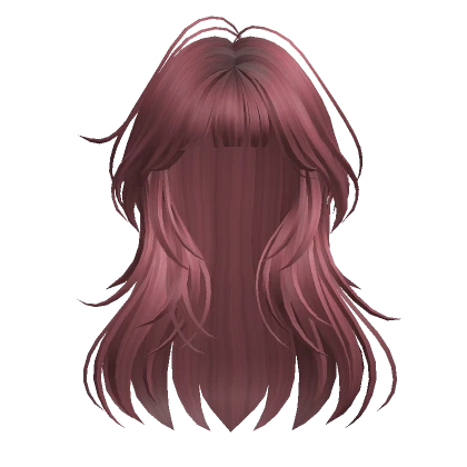 Soft Layered Hair(Dark Pink)