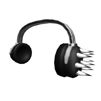 Black Spiky Headphones