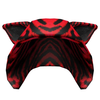 Scene zebra hood in red