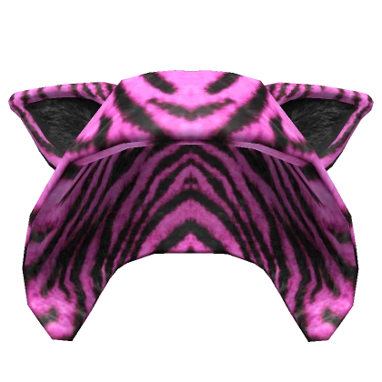 Scene zebra hood in light pink 