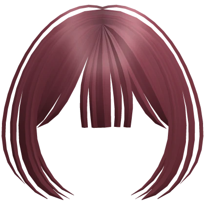 Cute Bangs (Dark Pink)