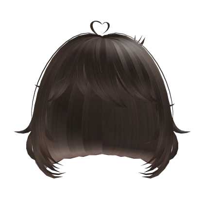 Heart Anime Bob Hair (Brown)