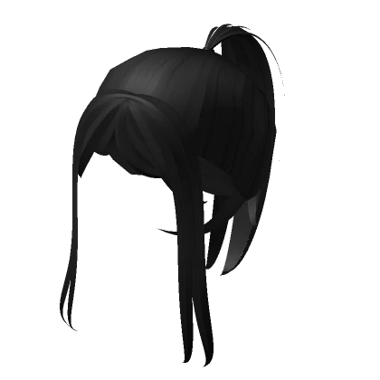 Tsumiki Yorozu Ponytail Black with Bangs