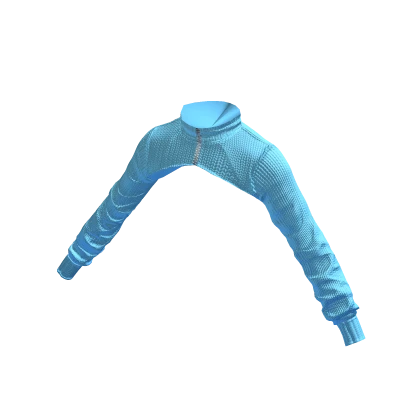 Ribbed Shrug Pastel Blue