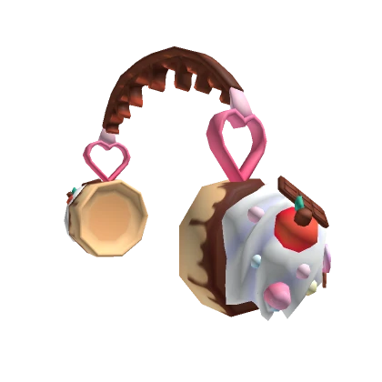 Ice cream headphones w/ Chocolate Drip & Toppings