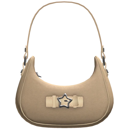 Y2K Shoulder Bag - Beige