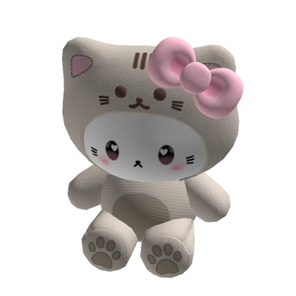 ♡ kawaii kitty plushie (holdable)