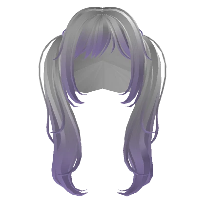 Platinum and Purple Ice Cream Hair