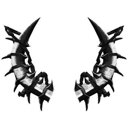 Black Iron Hellbound Chains Demonic Horns