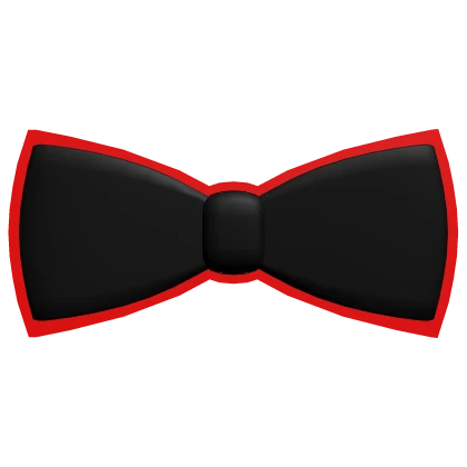 Cartoony Red Bow Tie
