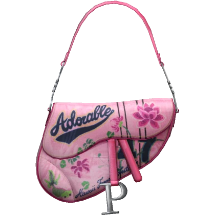 Y2K Vintage Designer Saddle Bag (Kawaii)