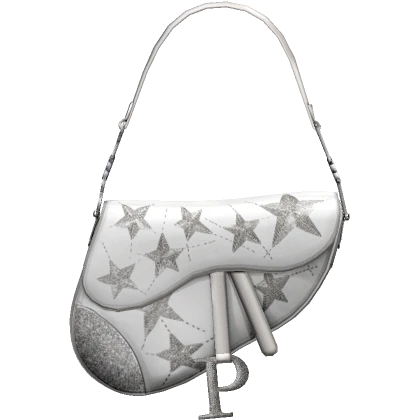 Y2K Vintage Designer Saddle Bag (Stars)