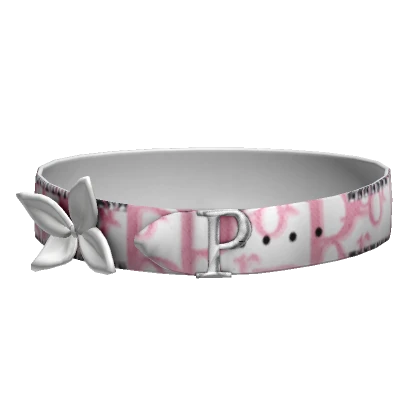 Y2K Pink Luxury Flower Choker