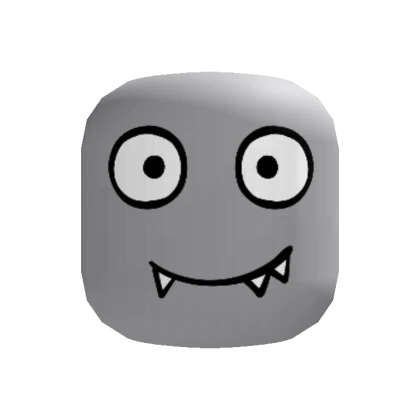 Silly Smile Monster Doodle Face (Recolorable)