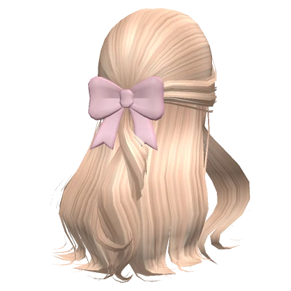 Dolly Soft Waves with Bow Blonde