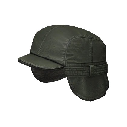 Old Olive Aviator Cap