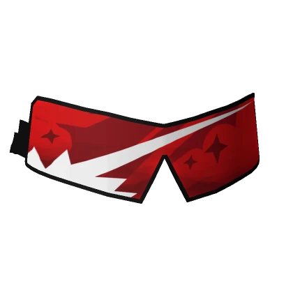 Fashionable Red Star Glasses