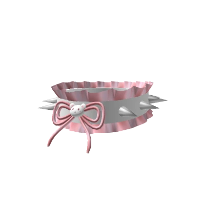 cute spike collar 3.0 (pink)