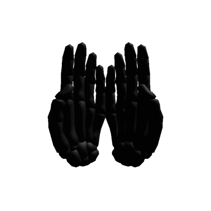 Black Skeletal Hands