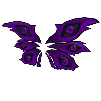 Ghoul Wings Cartoony Purple