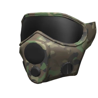 tactical gas mask camo