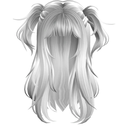 Messy Pigtails Wolf Cut(Silver)