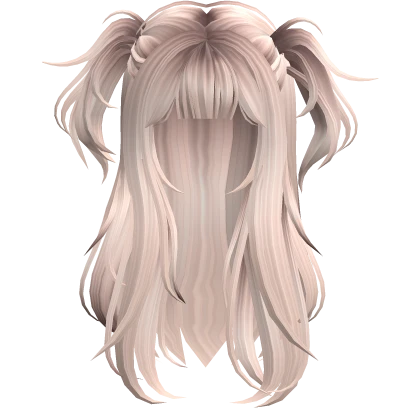 Messy Pigtails Wolf Cut(Platinum)