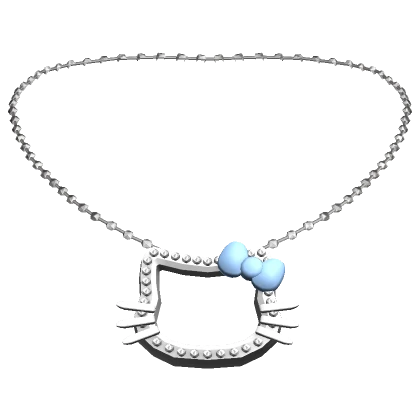 ♡ 3.0 kitty diamond necklace