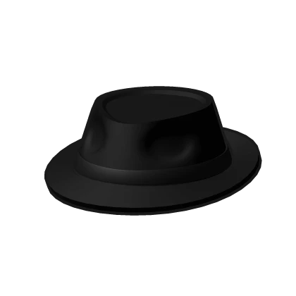 Cartoony Black Fedora