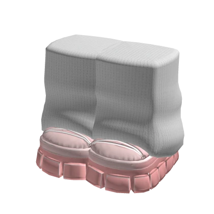 Chunky Boots + Leg Warmers Pink