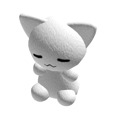 White Chibi Cat 