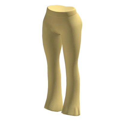 Yellow Flare Leggings