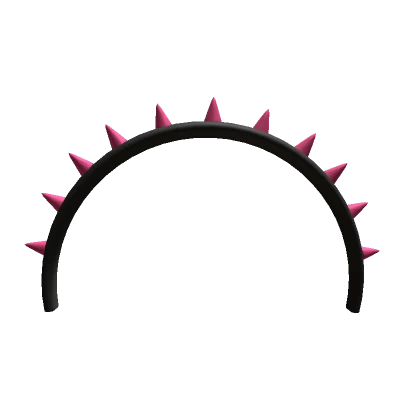 Cool Scene Pink Punk Spiky Headband