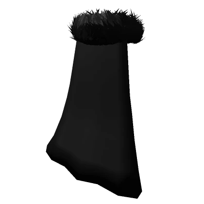 Black Fur Cape