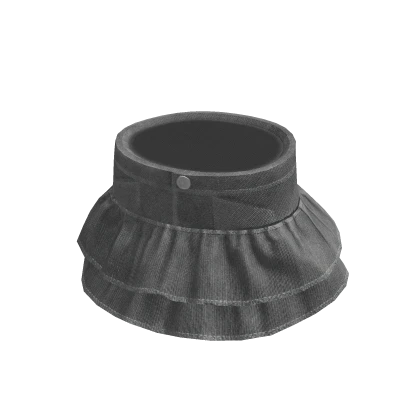 Y2K Denim Ruffle Miniskirt