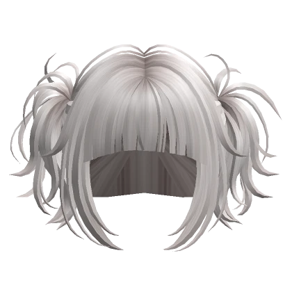 Fluffy Pigtails(Silver)